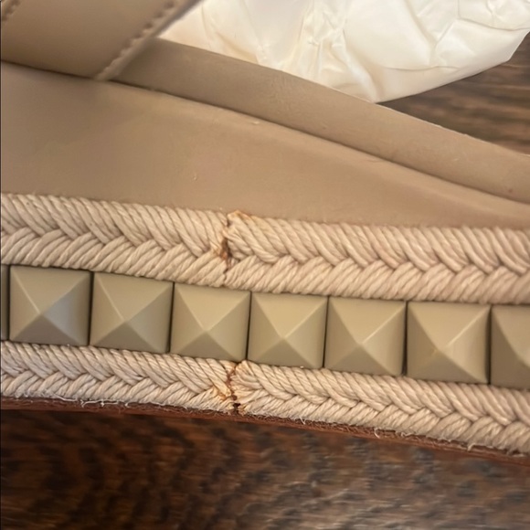 Christian Louboutin Tan Studded Women's Sandals - Picture 4 of 9